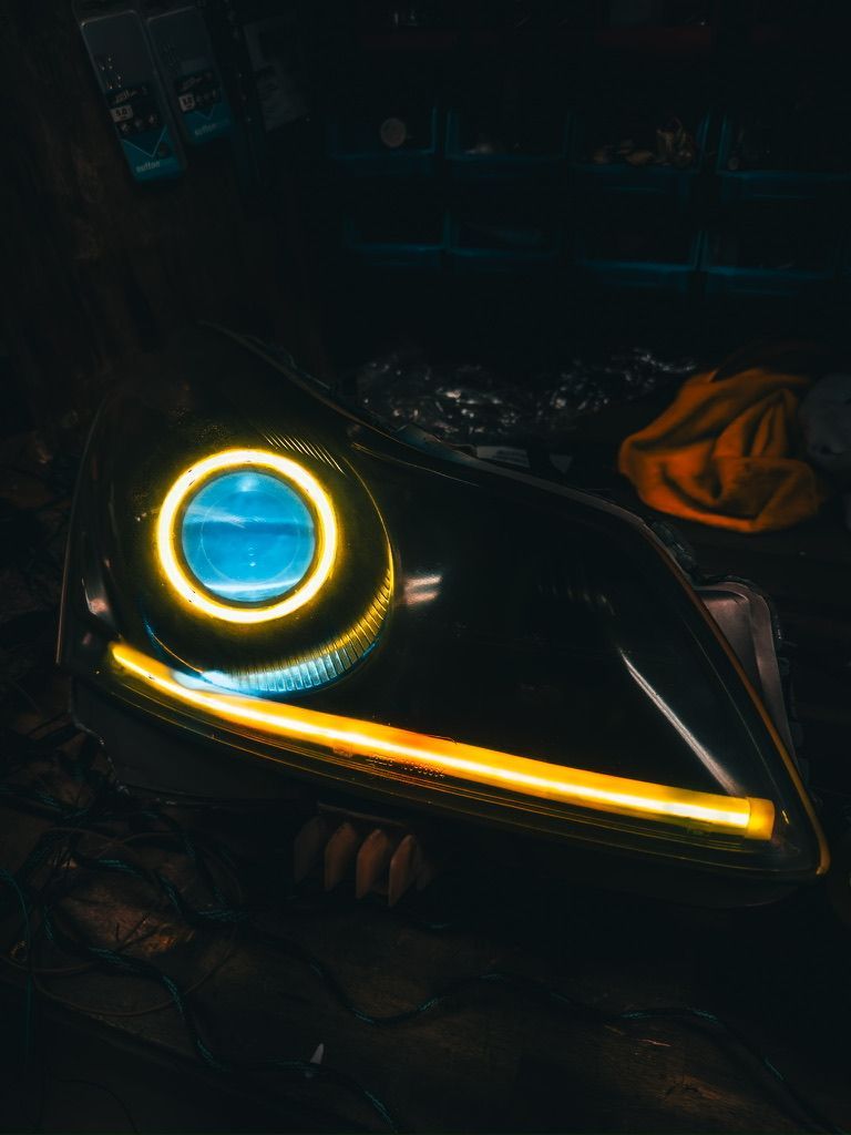 Nissan G37 - Gloss Black, RGB Strip, RGB Halo, RGB Demon Eyes