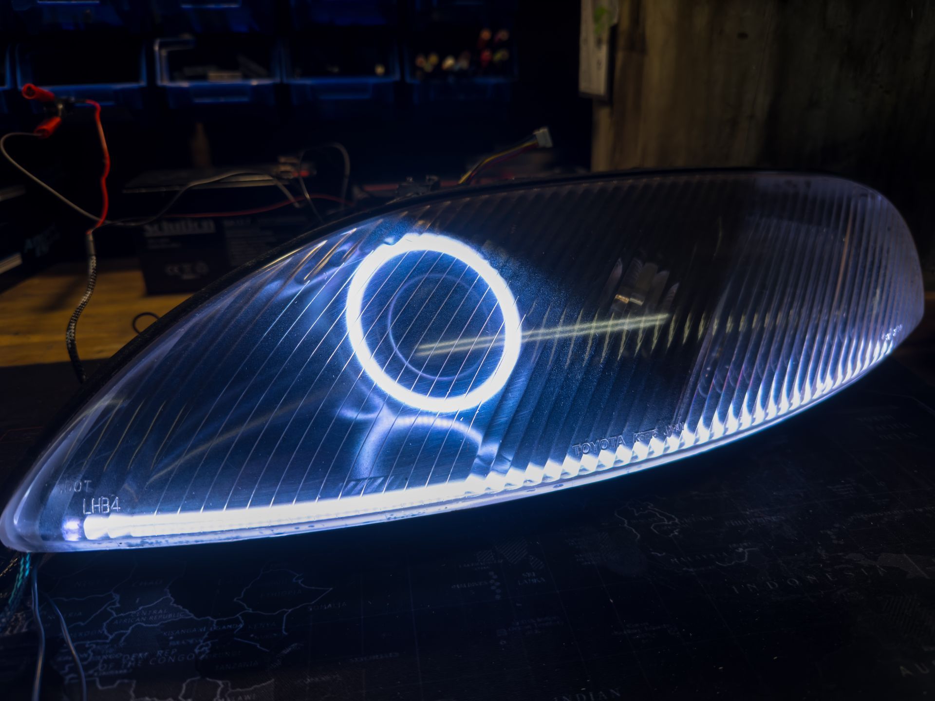 Toyota Soarer - RGB Halos, RGB Strip, Gloss Black