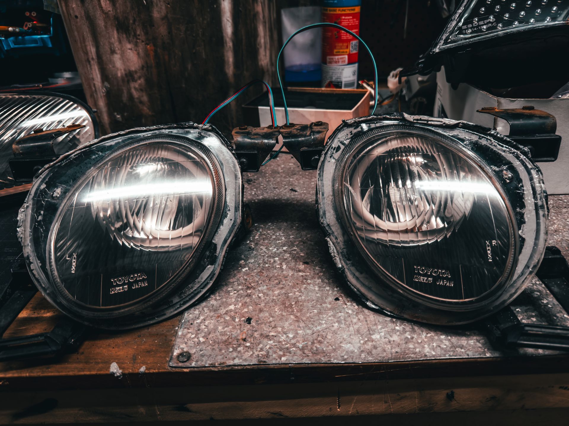 Toyota Soarer - Fog Lights, RGB Halos, Gloss Black