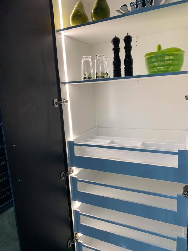 Walk In White Closet — Master Cabinets from Custom Wardrobes in Bundaberg, QLD