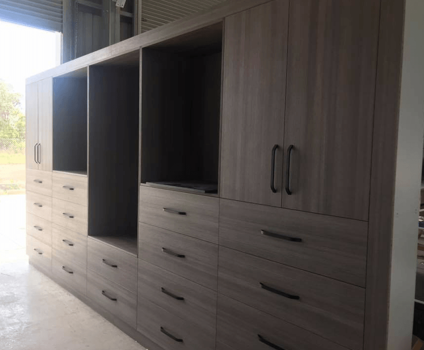 Walk In Wardrobe Cabinetry — Master Cabinets from Custom Cabinets in Bundaberg, QLD