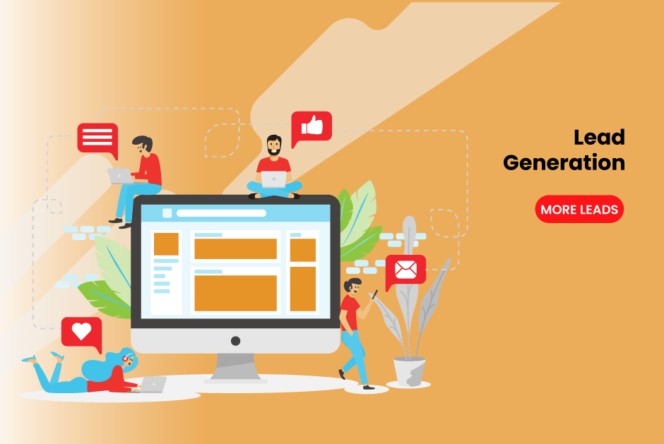 An illustration for mobile apps for e-commerce and ordering.