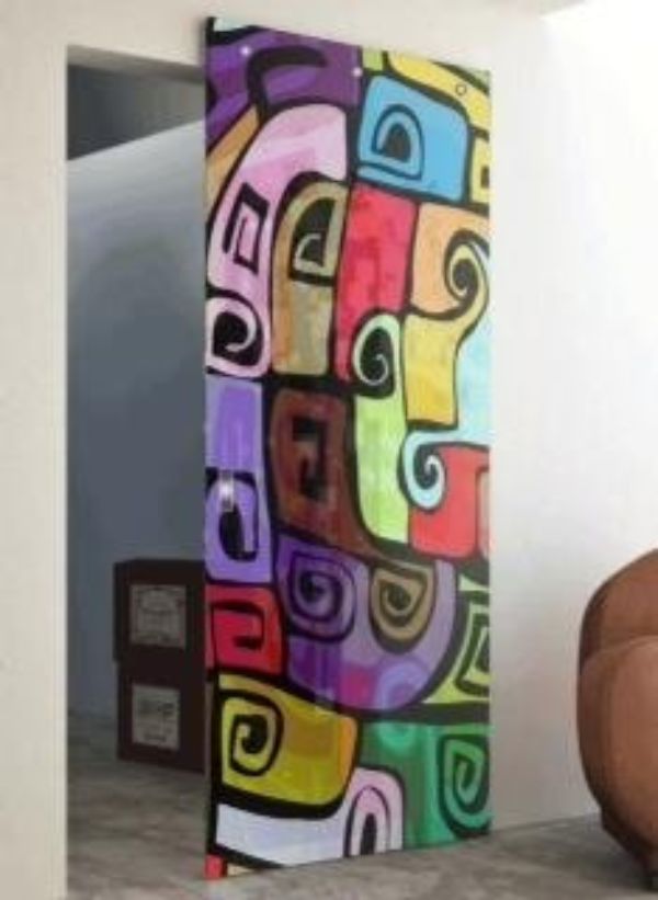 porte in vetro colorate