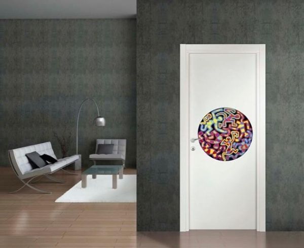 porte per interni con decorazioni a scelta
