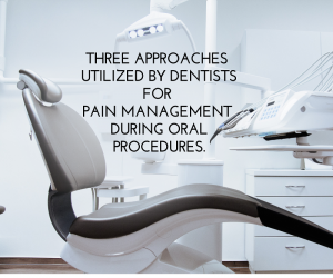 Three Approaches Utilized by Dentists for Pain Management During Oral Procedures.