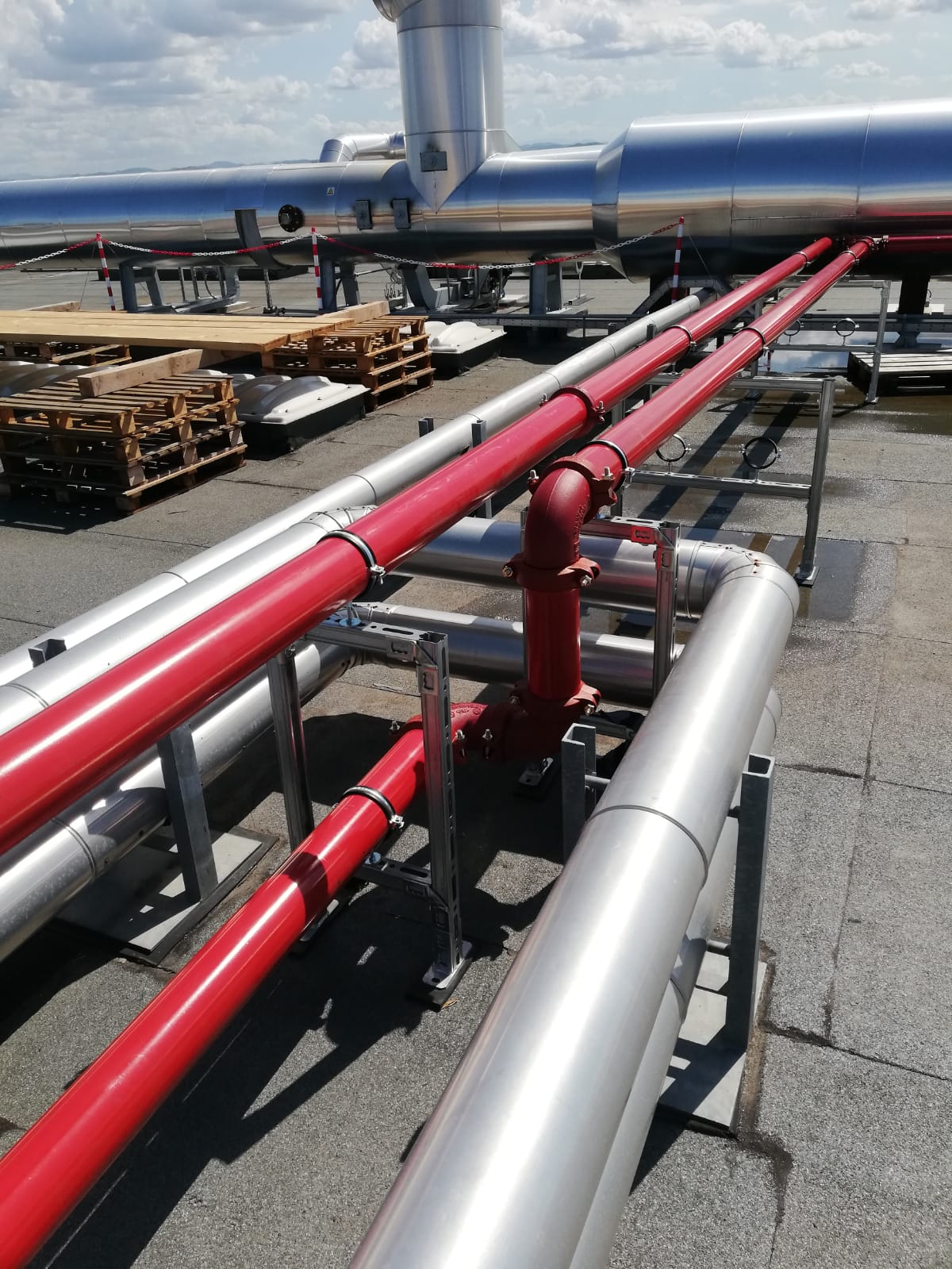 Impianto scarico industriale