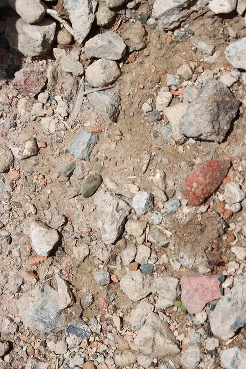 A Pile of Recycled Concrete Roadbase on the Ground — Blue River Landscape Supplies in Foulden, QLD