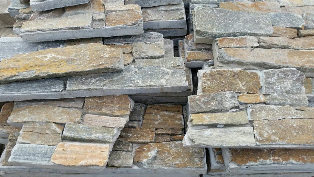 A Pile of Bricks Stacked on Top of Each Other — Blue River Landscape Supplies in Foulden, QLD