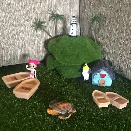 Figurines was sitting on a mat — Blue River Landscape Supplies in Foulden, QLD