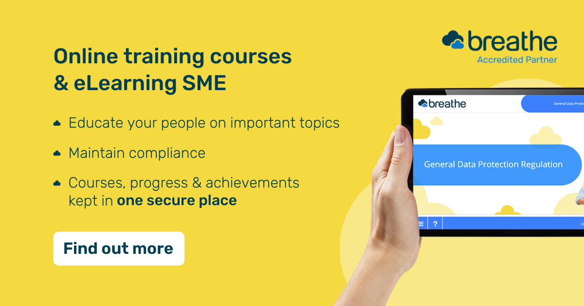 Breathe Learn HR software - e-learning courses for small businesses.