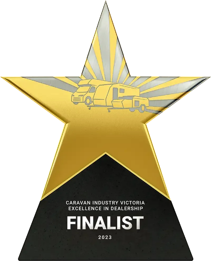 Finalist in the Caravan Industry Victoria Excellence in Dealership 2023 Awards