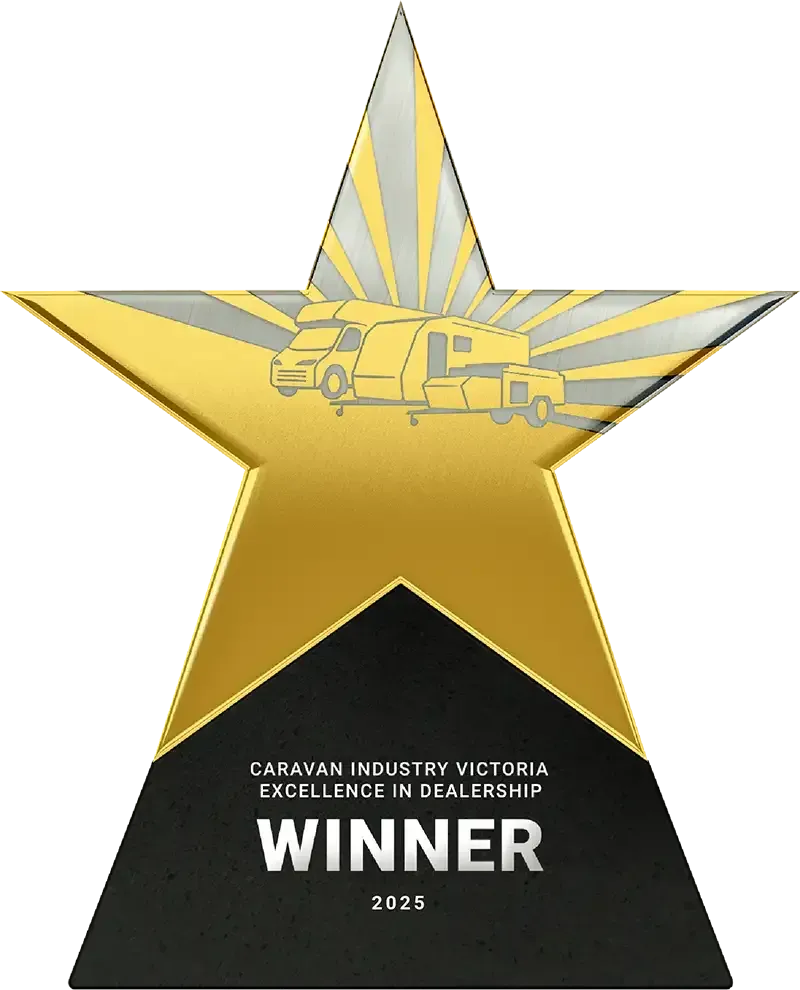 Winner of the Caravan Industry Victoria Excellence in Dealership 2025