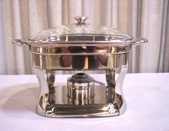 4 qt Glasstop Chafer — Royal Oak, MI — C & N Party Rentals