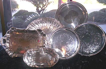 Silver Trays — Royal Oak, MI — C & N Party Rentals