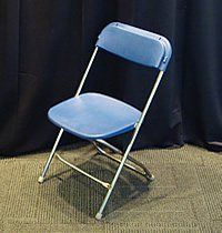 Blue Vinyl with Metal Frame — Royal Oak, MI — C & N Party Rentals