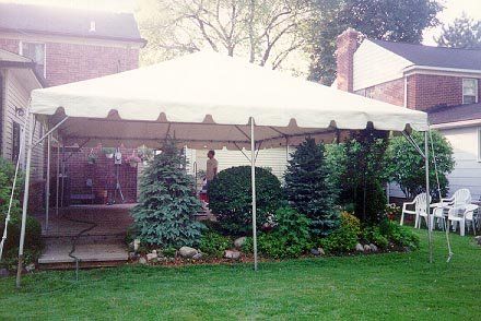 Frame Canopy Tent — Royal Oak, MI — C & N Party Rentals