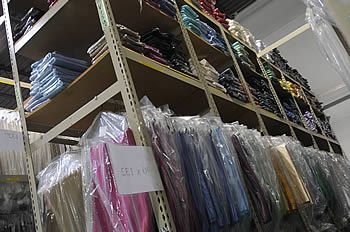 Fabrics on Storage — Royal Oak, MI — C & N Party Rentals