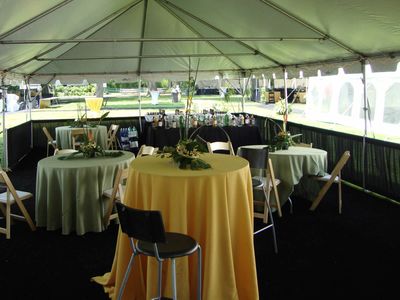 Table and Tent Setup — Royal Oak, MI — C & N Party Rentals