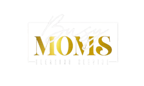 Logo: "Boss Babe Moms" in gold letters within a white rectangle, with cursive text overlay.