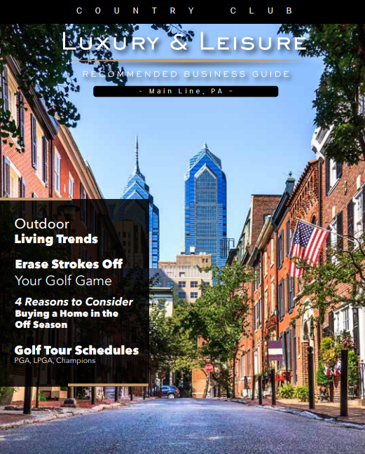 A country club luxury & leisure magazine cover