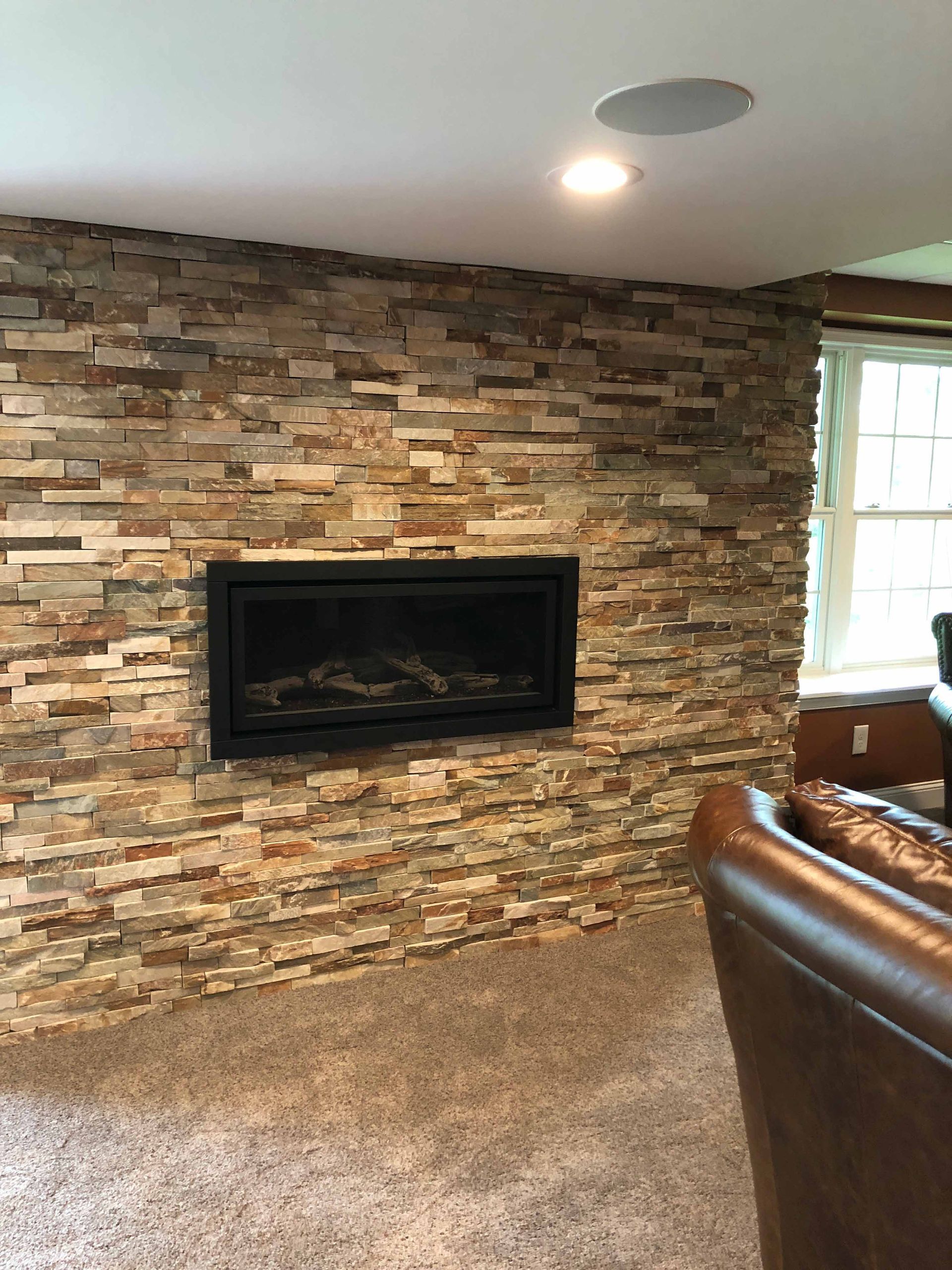 Basement Fireplace