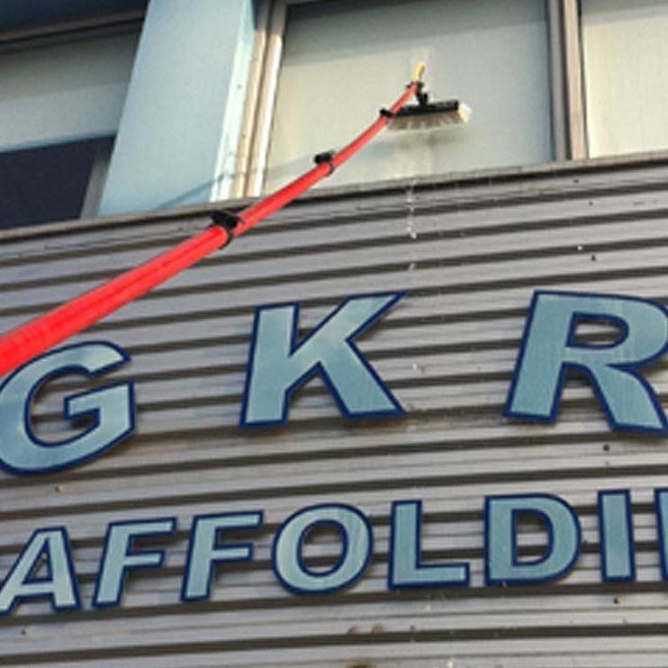 Commercial window clean in Medway City Estate, Rochester,Kent