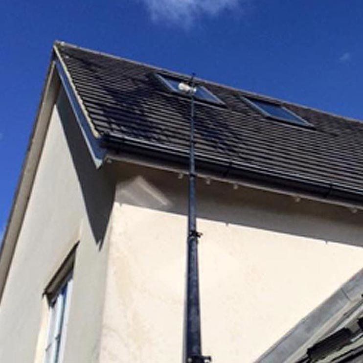 Window clean to these velux roof windows in Kingshill,  Kent