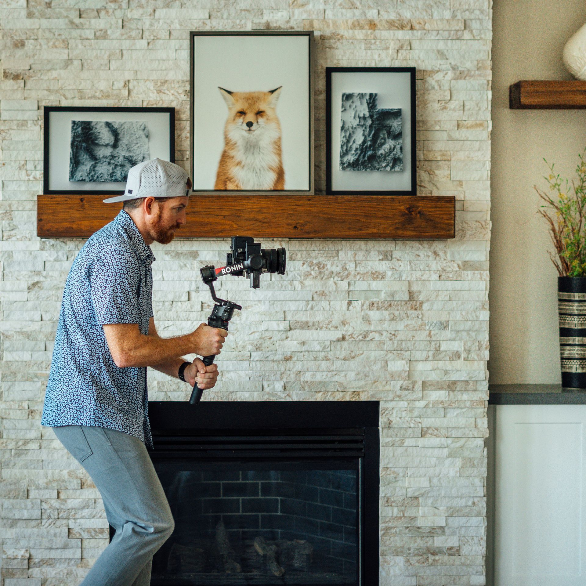 Cody Stephens using video camera
