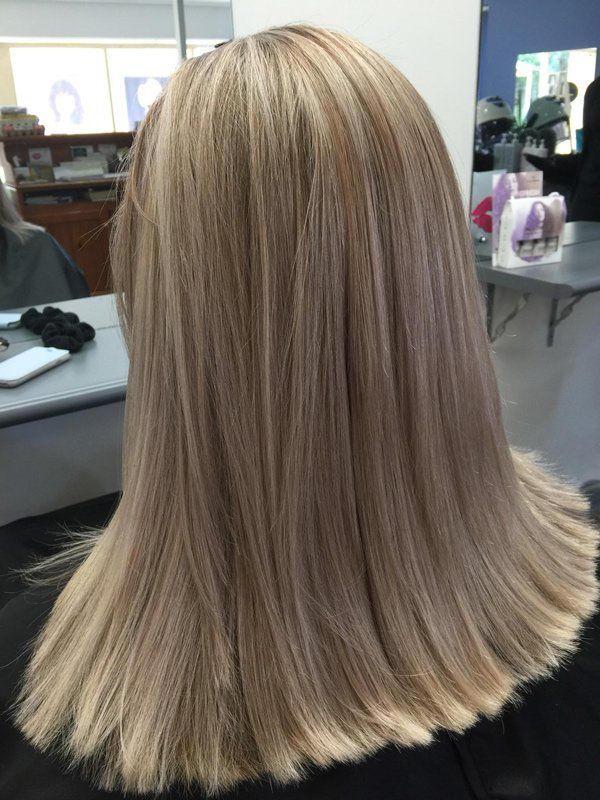 Blonde Straight Hair — Hair Salon In Dubbo, NSW