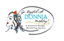 Logo: Woman's face with scarf, 