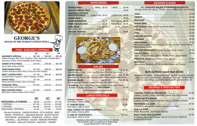 The Pizza Place - Richmond - Menu & Hours - Order Delivery