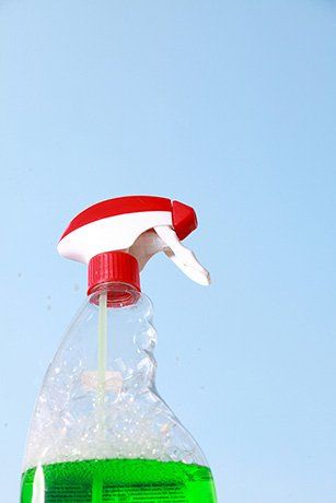 Commercial Cleaning — Spray Bottle with Solution in Knoxville, TN