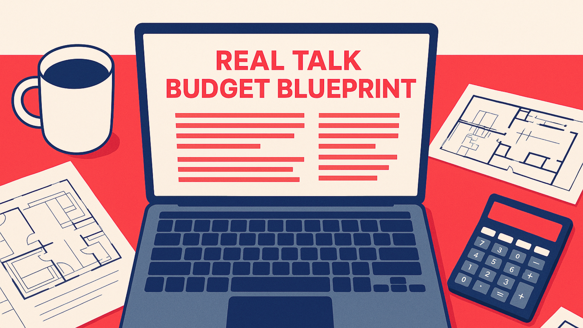 A blueprint of a laptop with the word blog on the screen.