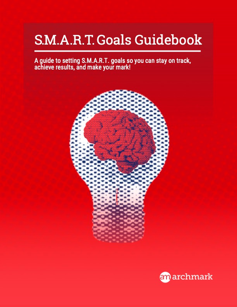 the cover of a book titled smart goals guidebook