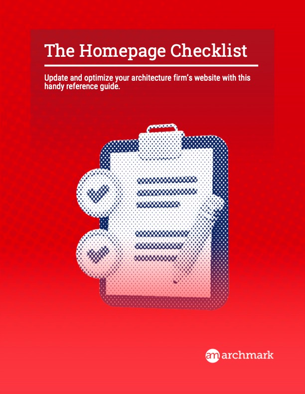 the cover of a book titled the homepage checklist a handy reference guide for architects