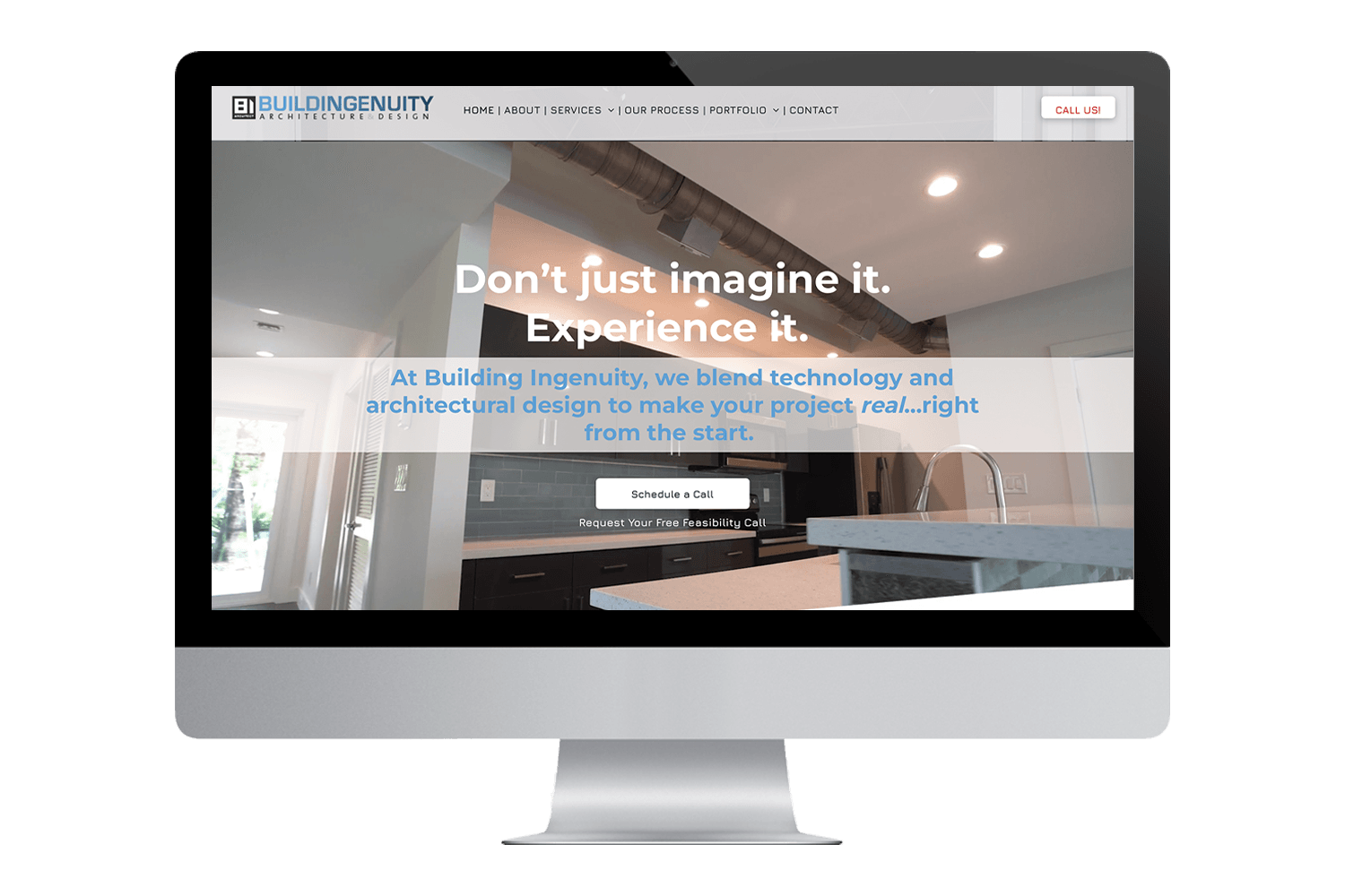 a computer screen displays a website for building ingenuity