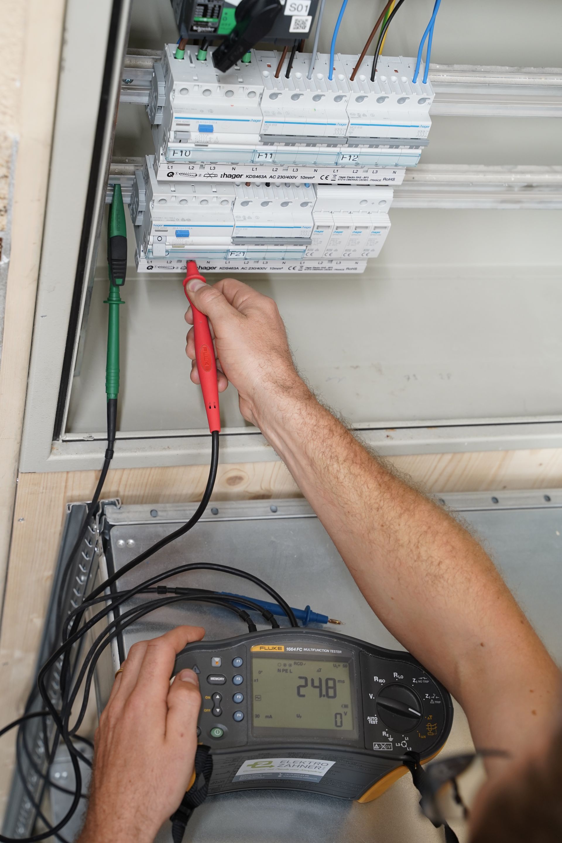 Messung an Verteilung