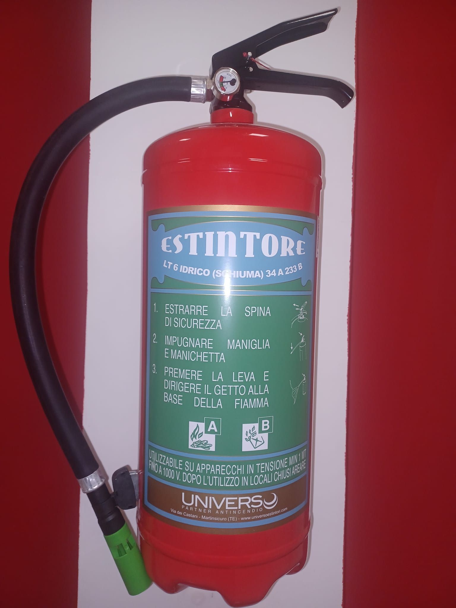 Estintore antincendio in Puglia