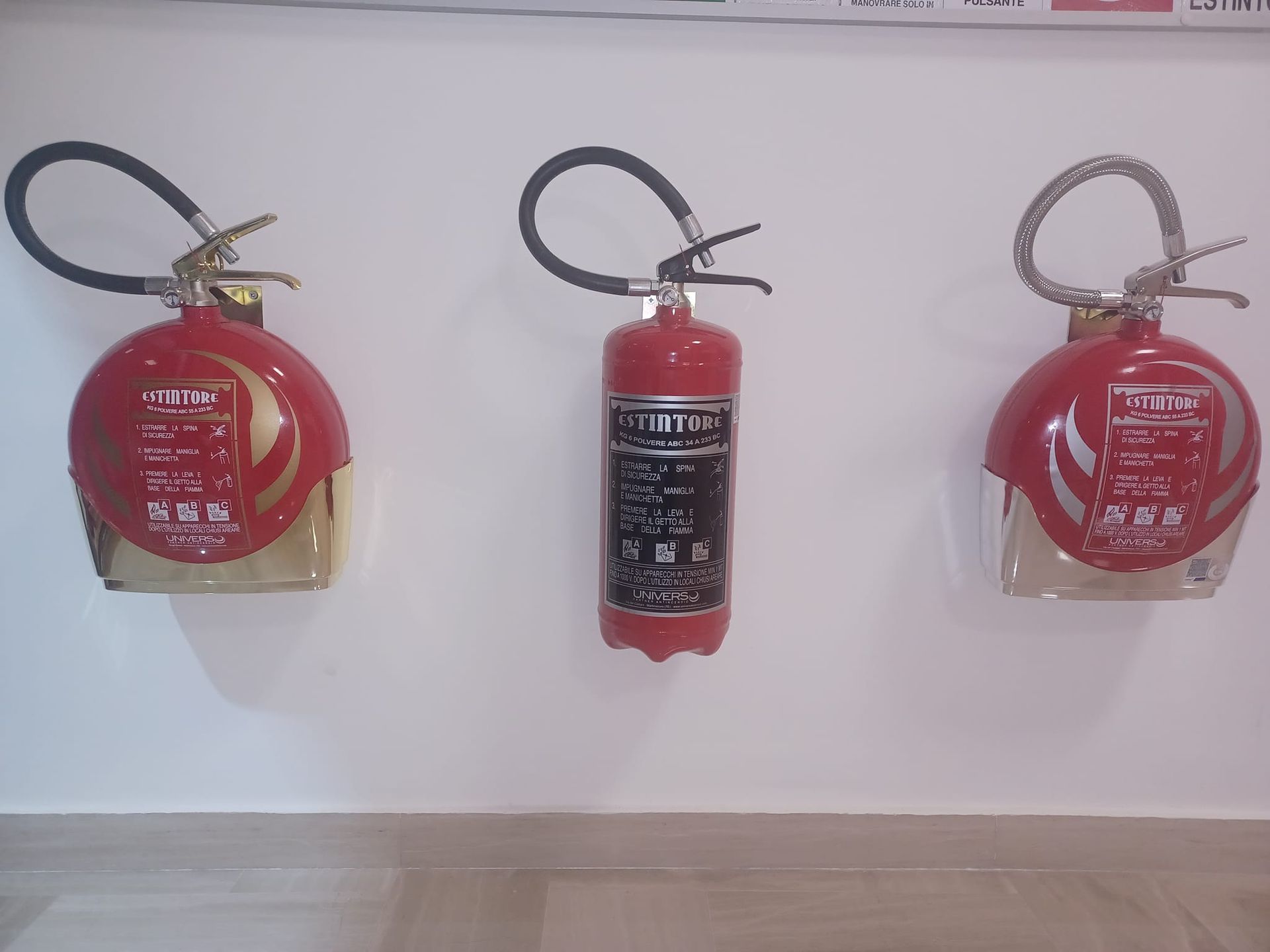 Installazione di estintori in Puglia per aziende