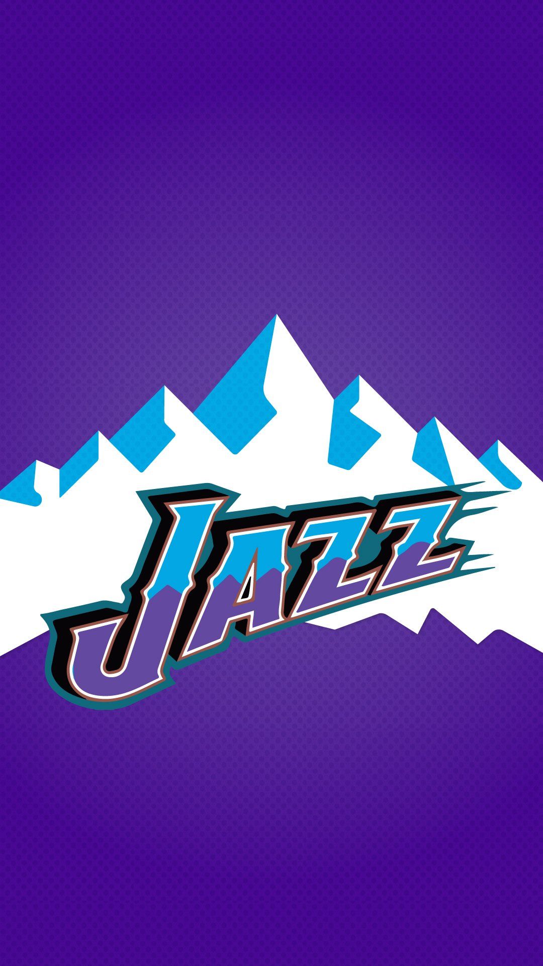 Utah Jazz wallpaper - mountain logo