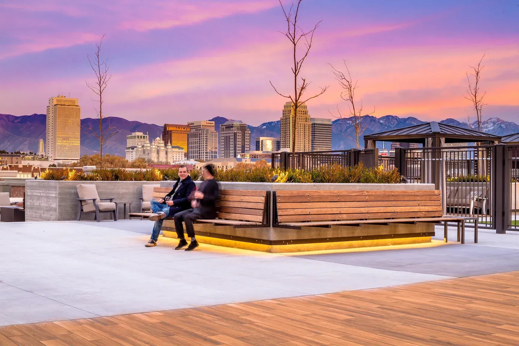 4th West Rooftop Amenity design by Loft Six Four - Photo by Sean Kerrick Sullivan