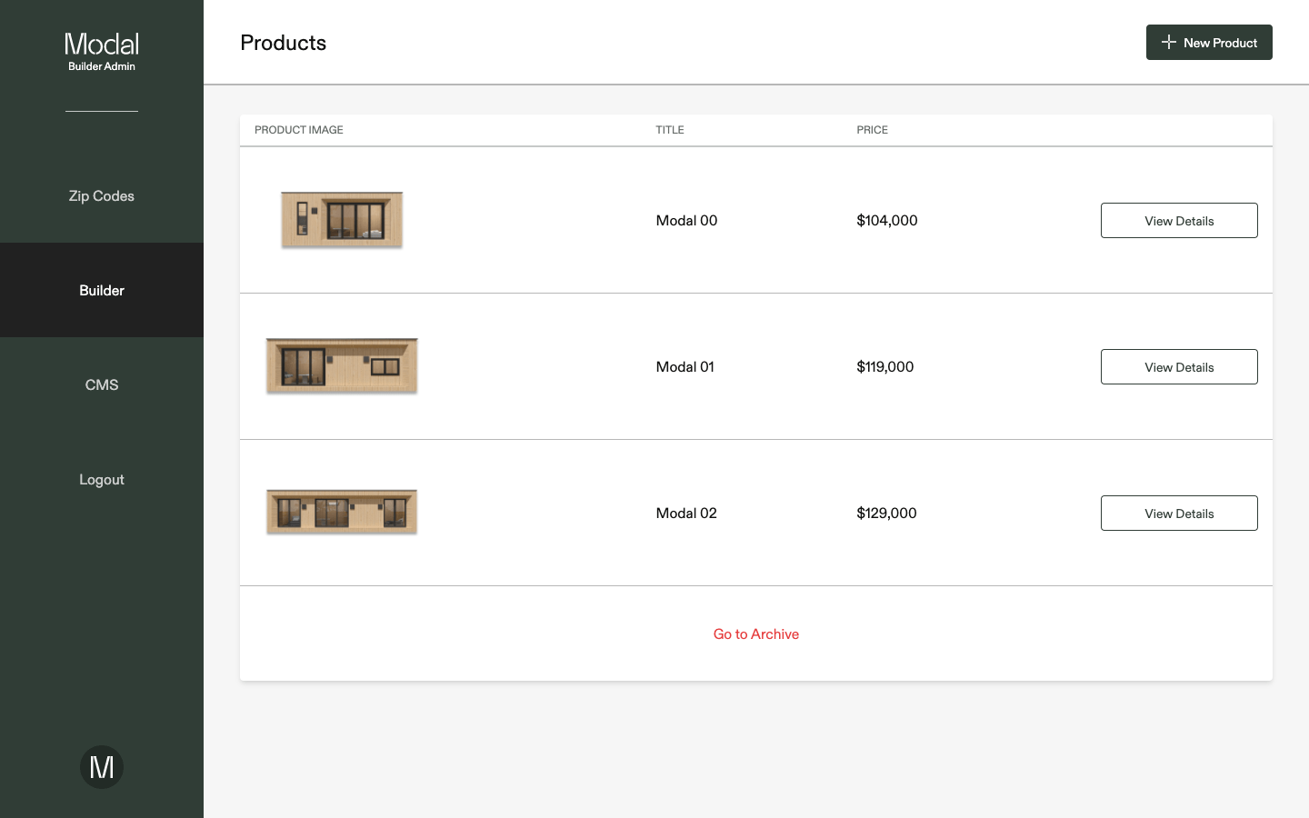 desktop mockup for modal builder