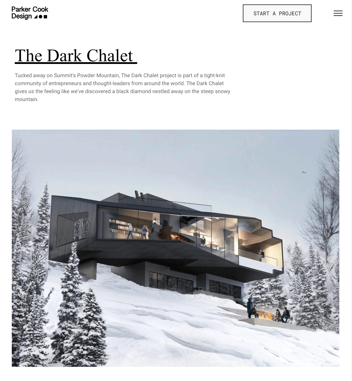 Parker Cook Design - The Dark Chalet 2