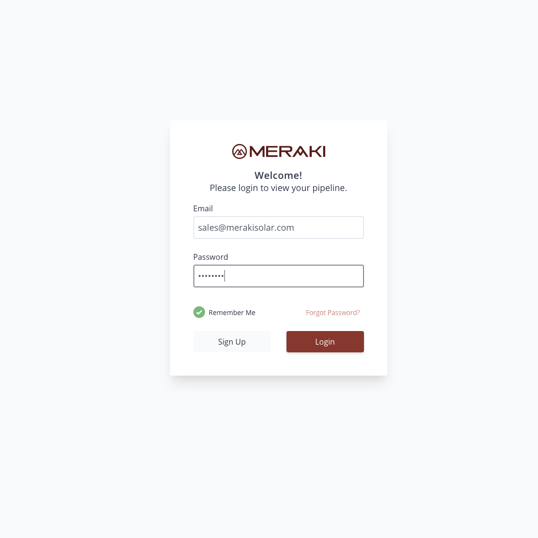 Meraki pipeline - login