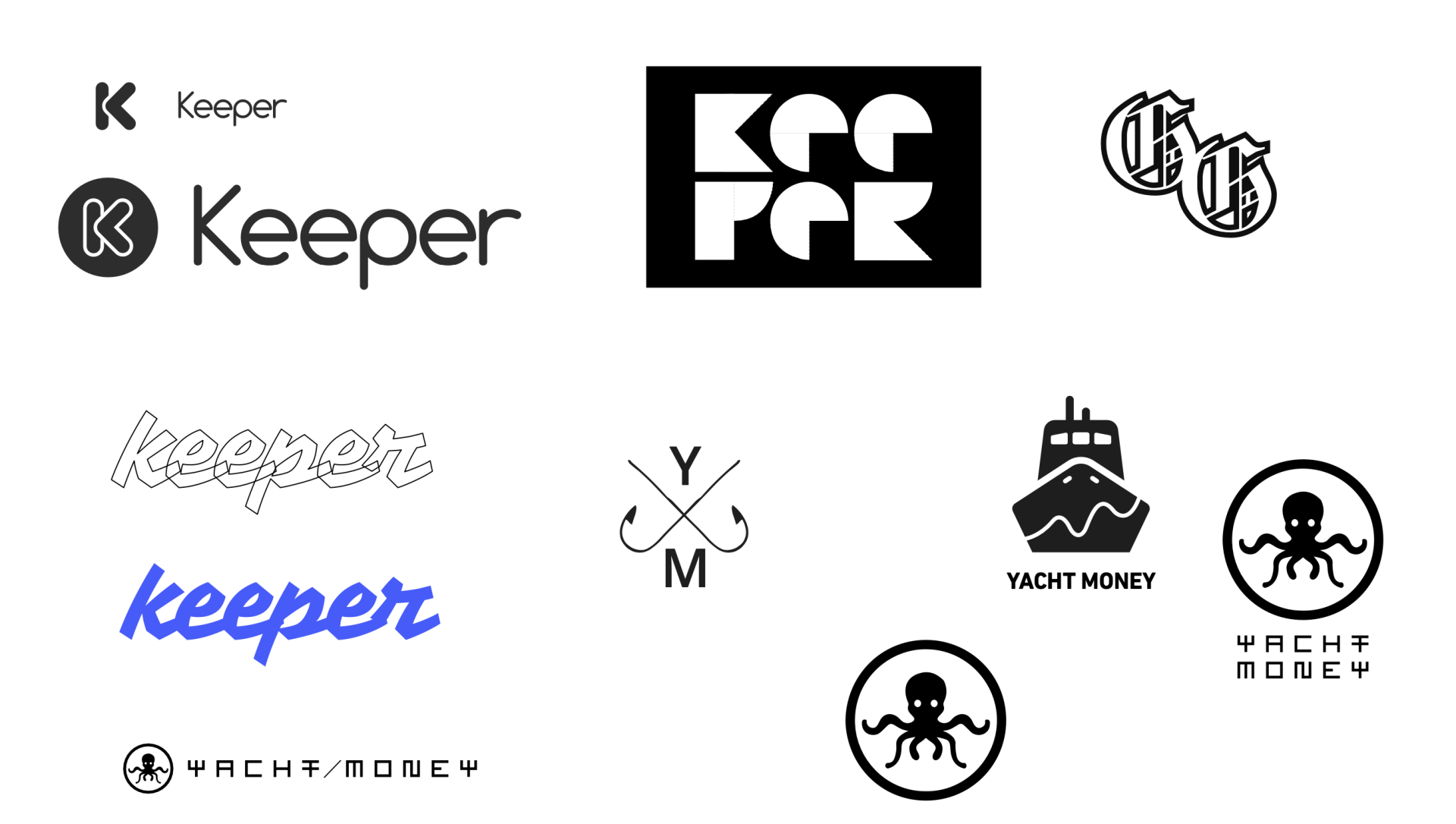 PArker worthen branding design assorted