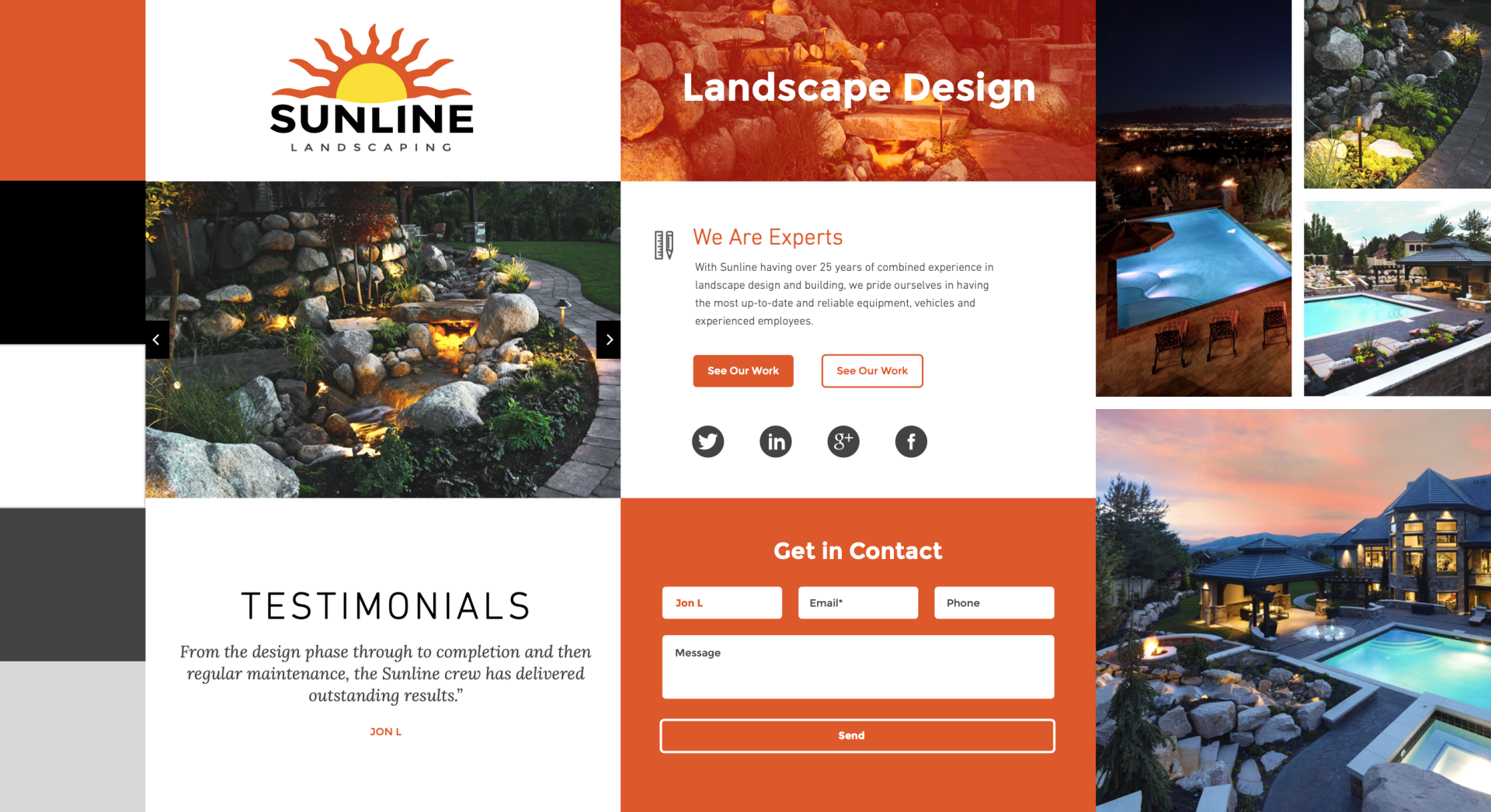 Sunline Landscaping - rejected