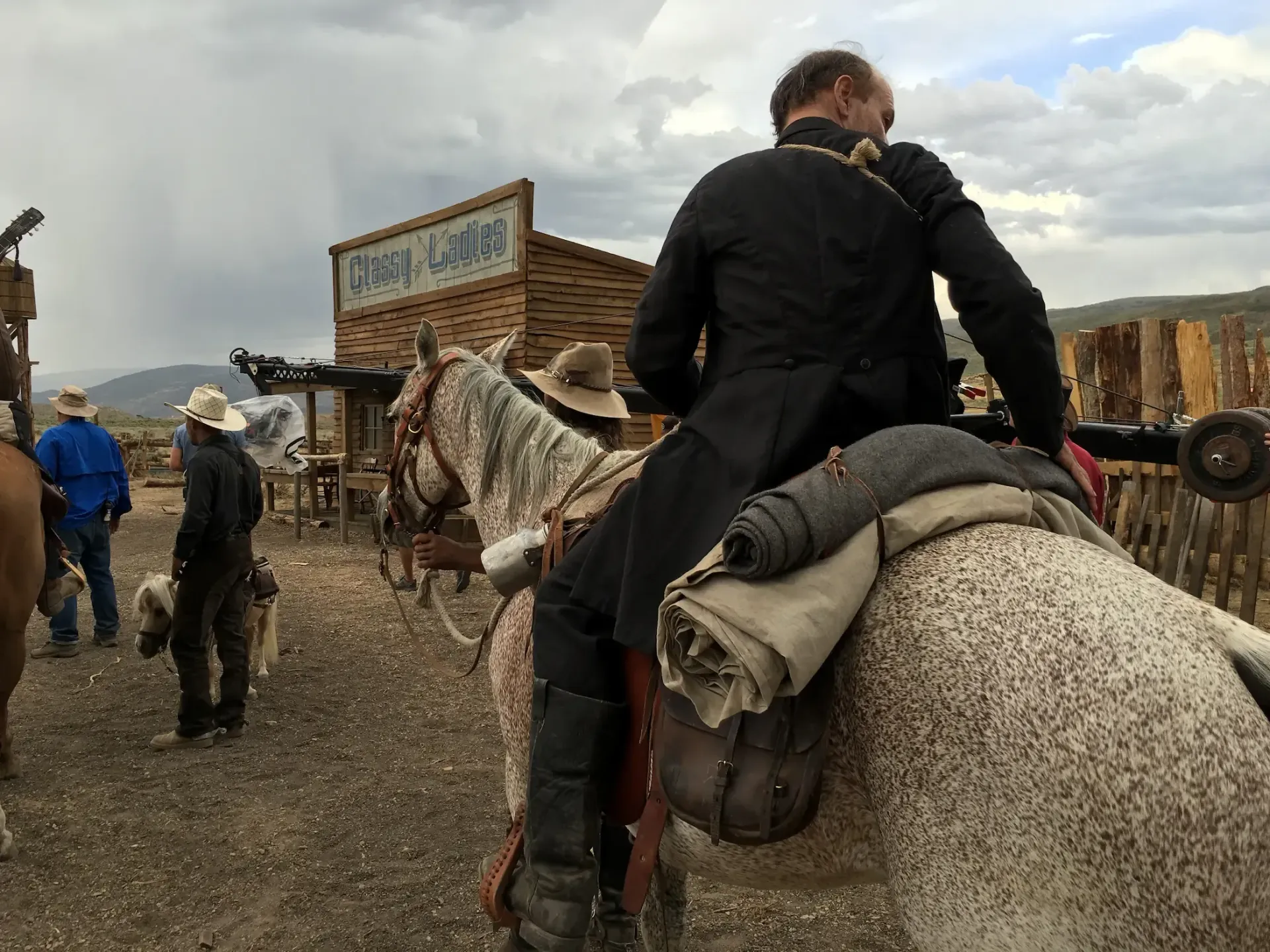 Damsel - David Zellner on his horse