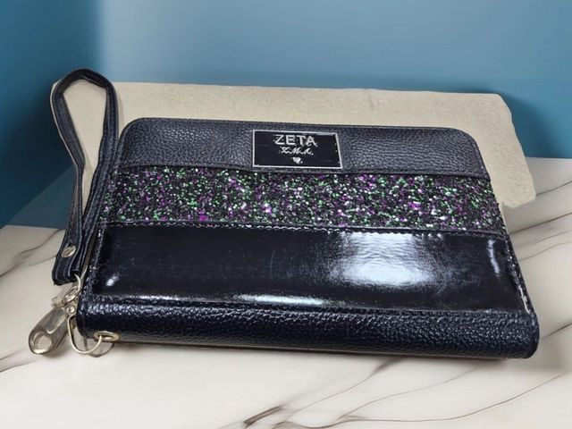Billetera Negra Brillos