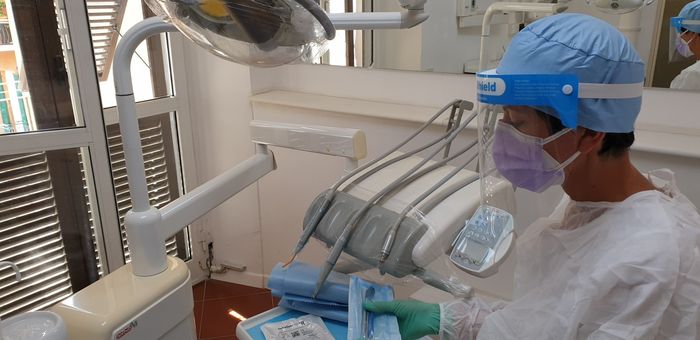 dr.ssa Lorenza Griselli a lavoro