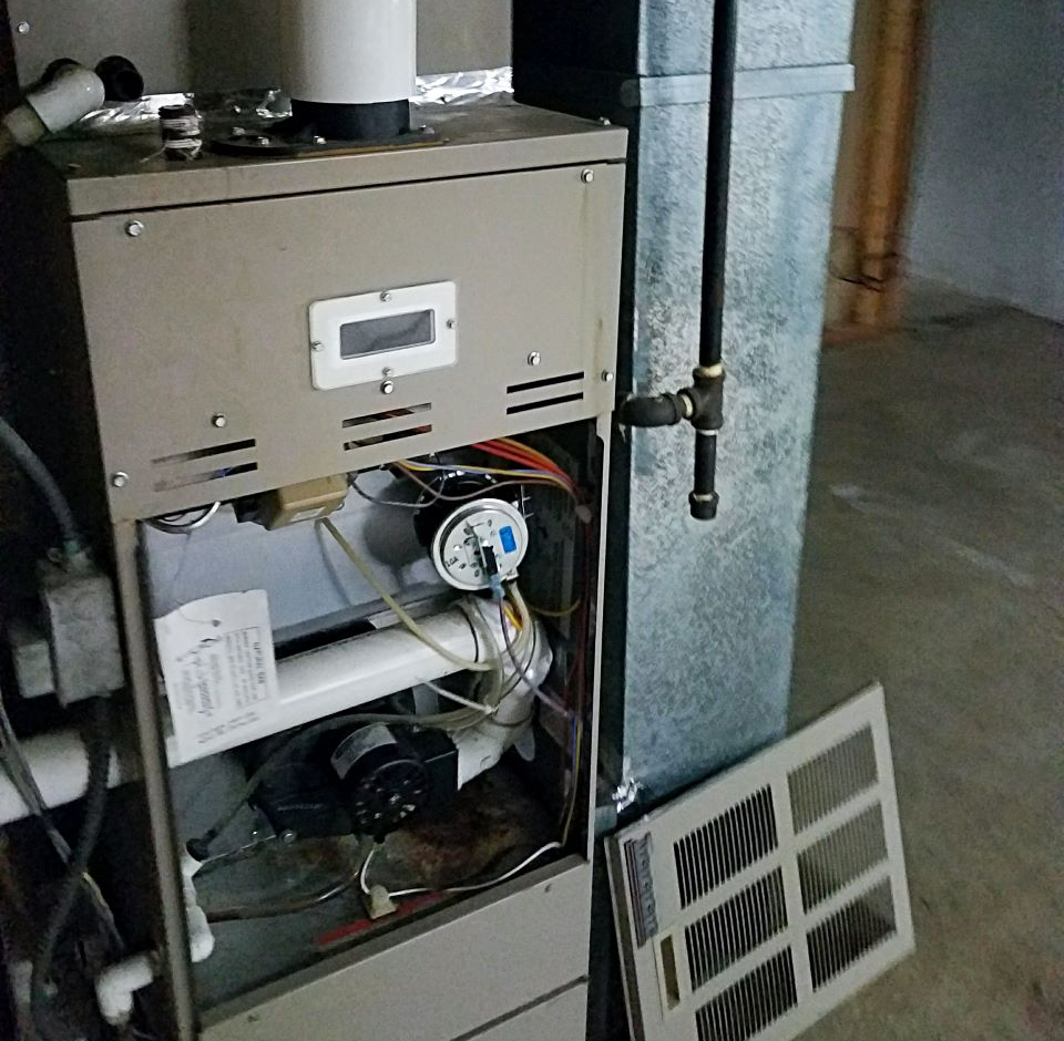 furnace in basement